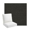 Picture of Spectrum Carbon | Bullnose Back Deep Seating Outdoor Cushions - Sunbrella© Fabric
