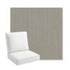 Picture of Spectrum Dove | Bullnose Back Deep Seating Outdoor Cushions - Sunbrella© Fabric