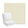 Picture of Spectrum Eggshell | Bullnose Back Deep Seating Outdoor Cushions - Sunbrella© Fabric