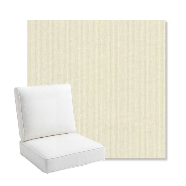 Picture of Spectrum Eggshell | Bullnose Back Deep Seating Outdoor Cushions - Sunbrella© Fabric
