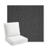 Picture of Switch Ash | Bullnose Back Deep Seating Outdoor Cushions - Sunbrella© Fabric