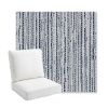 Picture of Tectonic Coastal | Bullnose Back Deep Seating Outdoor Cushions - Sunbrella© Fabric