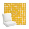 Picture of Toggle Lemon Drop | Bullnose Back Deep Seating Outdoor Cushions - Sunbrella© Fabric