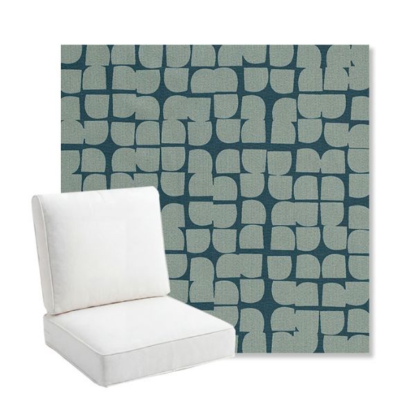 Picture of Toggle Splash | Bullnose Back Deep Seating Outdoor Cushions - Sunbrella© Fabric