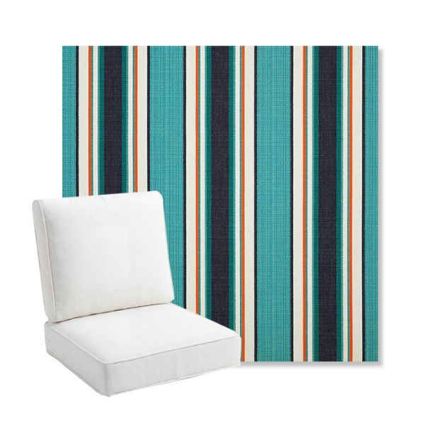 Picture of Token Surfside | Bullnose Back Deep Seating Outdoor Cushions - Sunbrella© Fabric