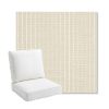 Picture of Trail Cloud | Bullnose Back Deep Seating Outdoor Cushions - Sunbrella© Fabric