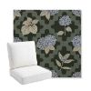 Picture of Trellis Topiary | Bullnose Back Deep Seating Outdoor Cushions - Sunbrella© Fabric