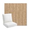Picture of Vista Sand | Bullnose Back Deep Seating Outdoor Cushions - Sunbrella© Fabric