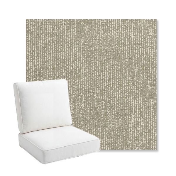 Picture of Vista Seasalt | Bullnose Back Deep Seating Outdoor Cushions - Sunbrella© Fabric