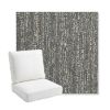 Picture of Vista Slate | Bullnose Back Deep Seating Outdoor Cushions - Sunbrella© Fabric