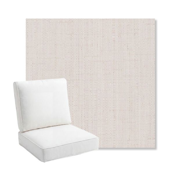 Picture of Willa Cloud | Bullnose Back Deep Seating Outdoor Cushions - Sunbrella© Fabric