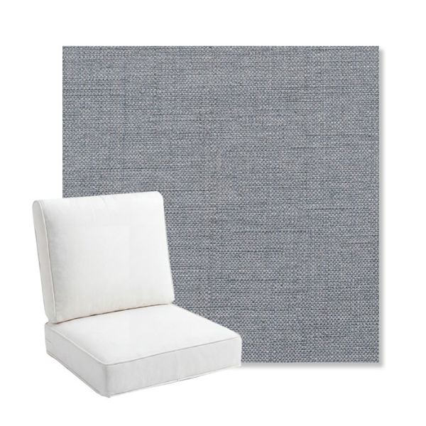 Picture of Willa Haze | Bullnose Back Deep Seating Outdoor Cushions - Sunbrella© Fabric