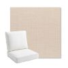 Picture of Willa Linen | Bullnose Back Deep Seating Outdoor Cushions - Sunbrella© Fabric