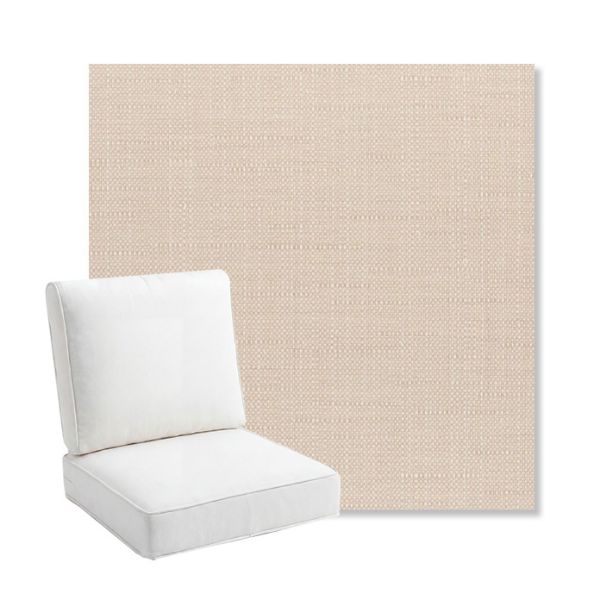 Picture of Willa Linen | Bullnose Back Deep Seating Outdoor Cushions - Sunbrella© Fabric