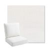 Picture of Willa Snow | Bullnose Back Deep Seating Outdoor Cushions - Sunbrella© Fabric