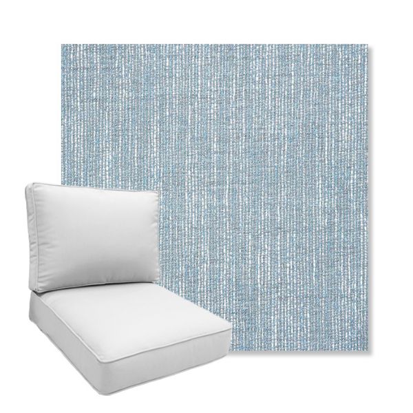Picture of Adena Celeste | Boxed Deep Seating Patio Chair Cushion – Sunbrella© Fabric