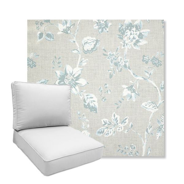 Picture of Ariana Dew | Boxed Deep Seating Patio Chair Cushion – Sunbrella© Fabric