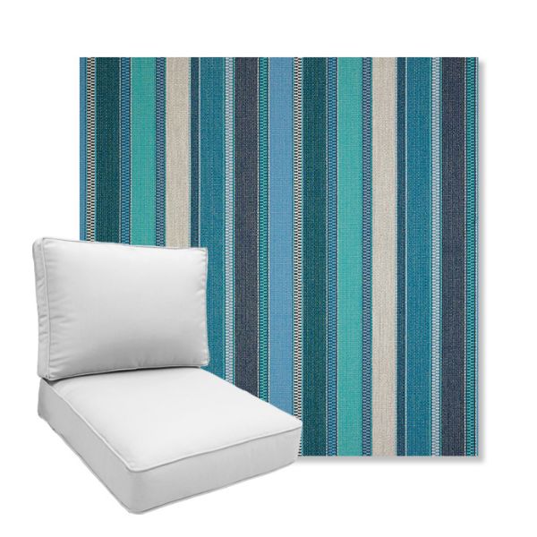 Picture of Ascend Oasis | Boxed Deep Seating Patio Chair Cushion – Sunbrella© Fabric