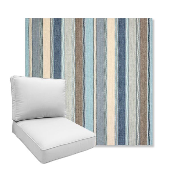 Picture of Ascend Spa | Boxed Deep Seating Patio Chair Cushion – Sunbrella© Fabric