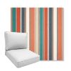 Picture of Ascend Tropical | Boxed Deep Seating Patio Chair Cushion – Sunbrella© Fabric