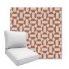 Picture of Assemble Clay | Boxed Deep Seating Patio Chair Cushion – Sunbrella© Fabric