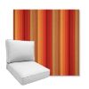 Picture of Astoria Sunset | Boxed Deep Seating Patio Chair Cushion – Sunbrella© Fabric