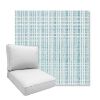 Picture of Benson Lagoon | Boxed Deep Seating Patio Chair Cushion – Sunbrella© Fabric