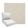 Picture of Blend Linen | Boxed Deep Seating Patio Chair Cushion – Sunbrella© Fabric