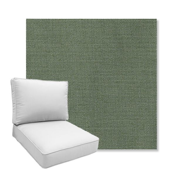 Picture of Bliss Aloe | Boxed Deep Seating Patio Chair Cushion – Sunbrella© Fabric