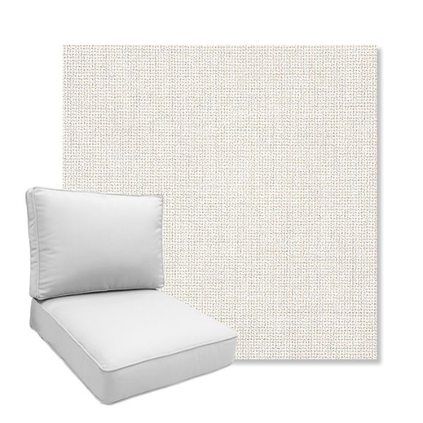 Picture of Bliss Linen | Boxed Deep Seating Patio Chair Cushion – Sunbrella© Fabric