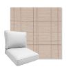 Picture of Camper Snowcap | Boxed Deep Seating Patio Chair Cushion – Sunbrella© Fabric