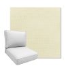 Picture of Canvas Birds Eye | Boxed Deep Seating Patio Chair Cushion – Sunbrella© Fabric