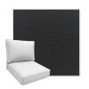 Picture of Canvas Black | Boxed Deep Seating Patio Chair Cushion – Sunbrella© Fabric