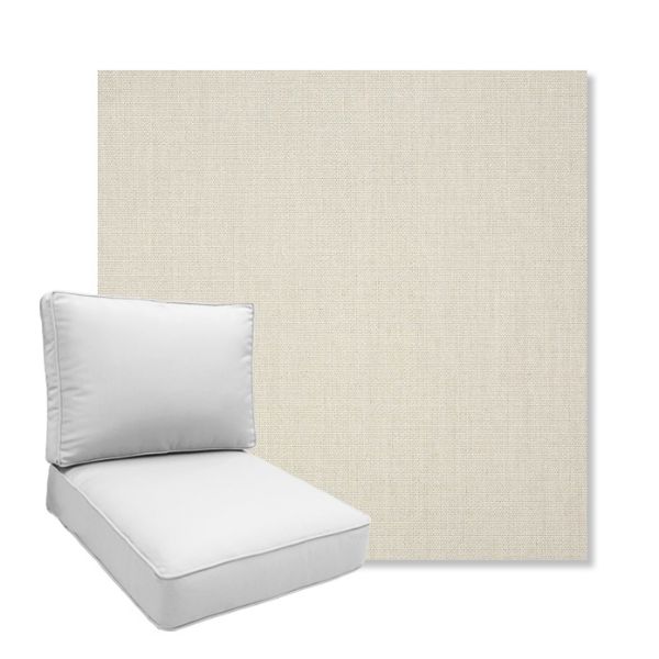 Picture of Canvas Cloud | Boxed Deep Seating Patio Chair Cushion – Sunbrella© Fabric