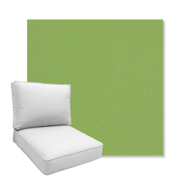 Picture of Canvas Ginkgo | Boxed Deep Seating Patio Chair Cushion – Sunbrella© Fabric