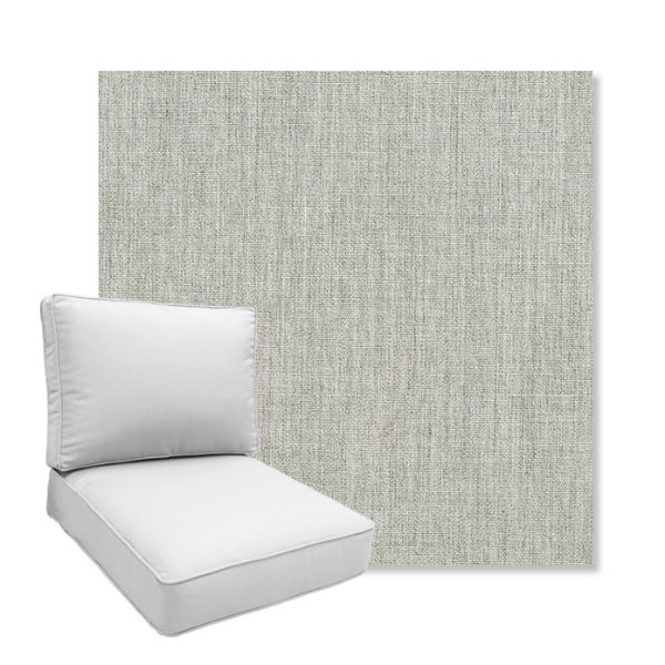 Picture of Canvas Granite | Boxed Deep Seating Patio Chair Cushion – Sunbrella© Fabric