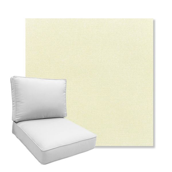 Picture of Canvas Natural | Boxed Deep Seating Patio Chair Cushion – Sunbrella© Fabric
