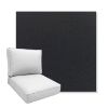 Picture of Canvas Raven Black | Boxed Deep Seating Patio Chair Cushion – Sunbrella© Fabric