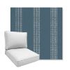 Picture of Caper Slate | Boxed Deep Seating Patio Chair Cushion – Sunbrella© Fabric