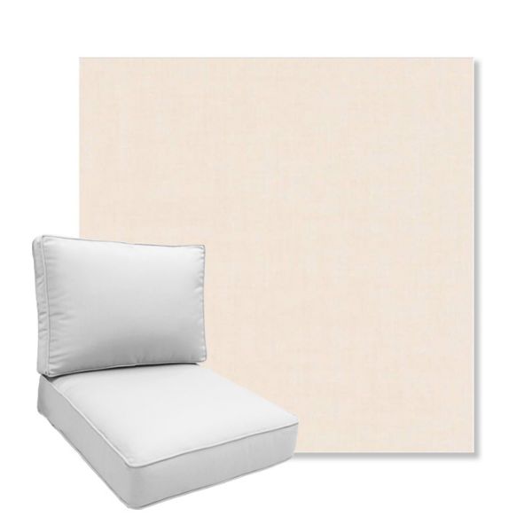 Picture of Cast Bisque | Boxed Deep Seating Patio Chair Cushion – Sunbrella© Fabric