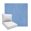 Picture of Cast Ocean | Boxed Deep Seating Patio Chair Cushion – Sunbrella© Fabric