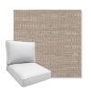 Picture of Charmer Pebble | Boxed Deep Seating Patio Chair Cushion – Sunbrella© Fabric