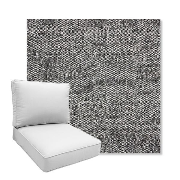 Picture of Chartres Granite | Boxed Deep Seating Patio Chair Cushion – Sunbrella© Fabric