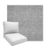 Picture of Chartres Gull | Boxed Deep Seating Patio Chair Cushion – Sunbrella© Fabric
