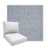 Picture of Chartres Rainfall | Boxed Deep Seating Patio Chair Cushion – Sunbrella© Fabric