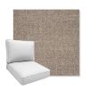 Picture of Chartres Truffle | Boxed Deep Seating Patio Chair Cushion – Sunbrella© Fabric