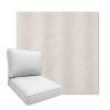 Picture of Clock Out Cloud | Boxed Deep Seating Patio Chair Cushion – Sunbrella© Fabric