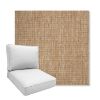 Picture of Crush Camel | Boxed Deep Seating Patio Chair Cushion – Sunbrella© Fabric