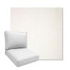 Picture of Crush Snow | Boxed Deep Seating Patio Chair Cushion – Sunbrella© Fabric