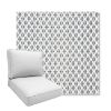 Picture of Detail Denim | Boxed Deep Seating Patio Chair Cushion – Sunbrella© Fabric